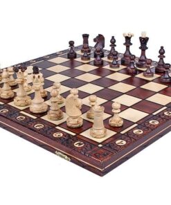 320-1-Ensemble-German-knight-Tournois-6-Jeu-Echecs-Bois-Buis-Echequier-Bois-Charme-Hêtre